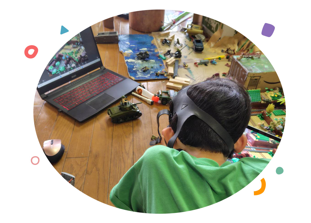 「撮影」の授業のようす